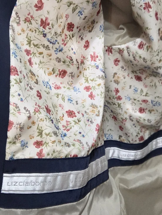 LIZ CLAIBORNE Large SP BEIGE WOMAN'S JACKET Spring Jacket Brand New Condition - Picture 3 of 6